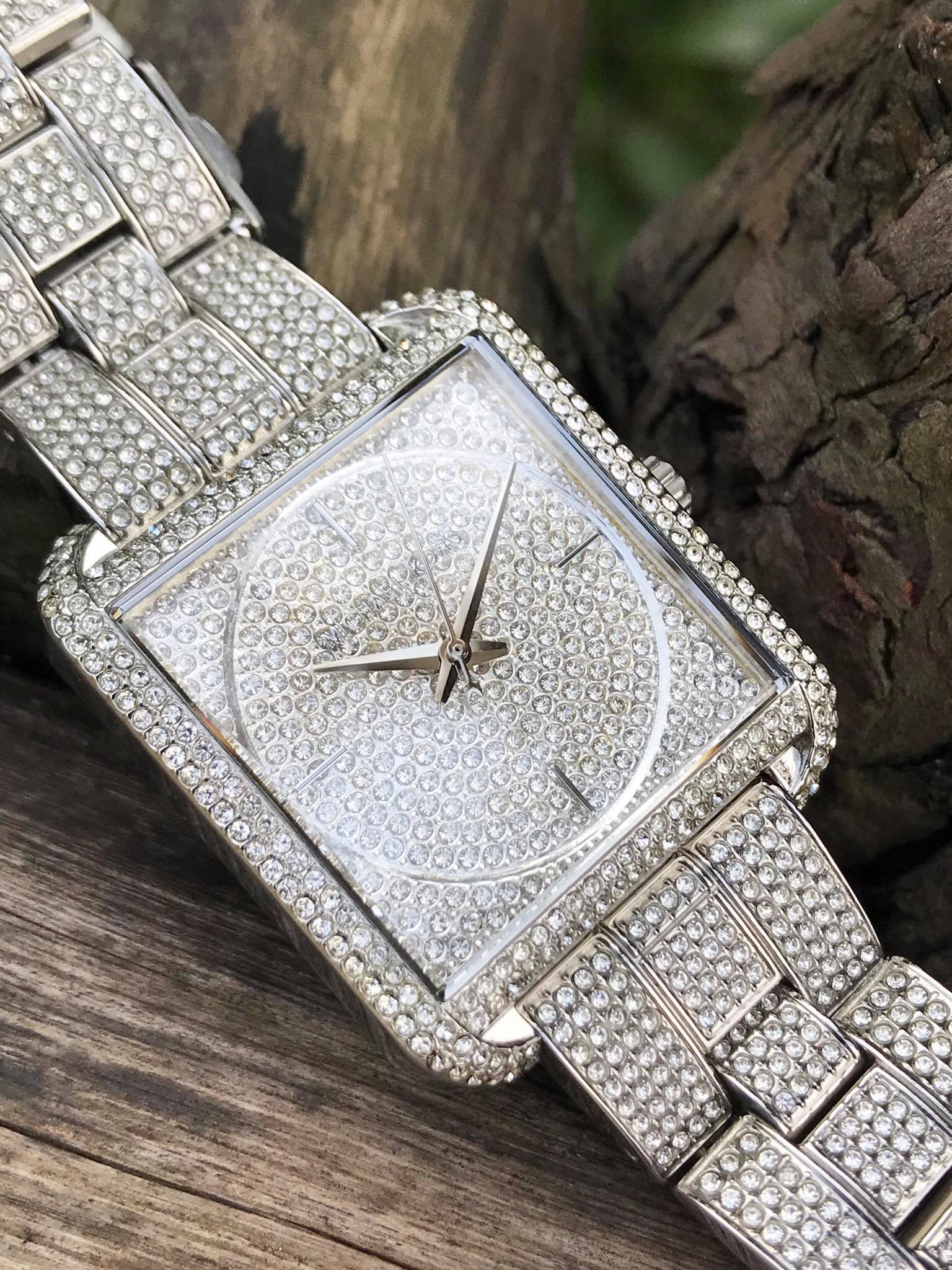 Michael Kors Gold Michael Kors Watch Iced out  Grailed
